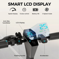 Electric Scooter for Adults - 500W Motor 10" Air Tires Portable Commuting Scooter