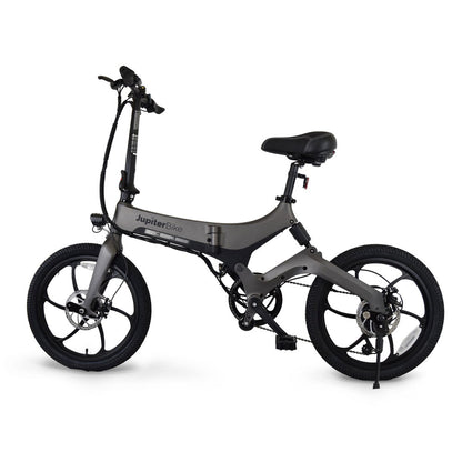 Jupiter_Discovery x7_Folding electric bike with 'Jupiter' branding on a white background