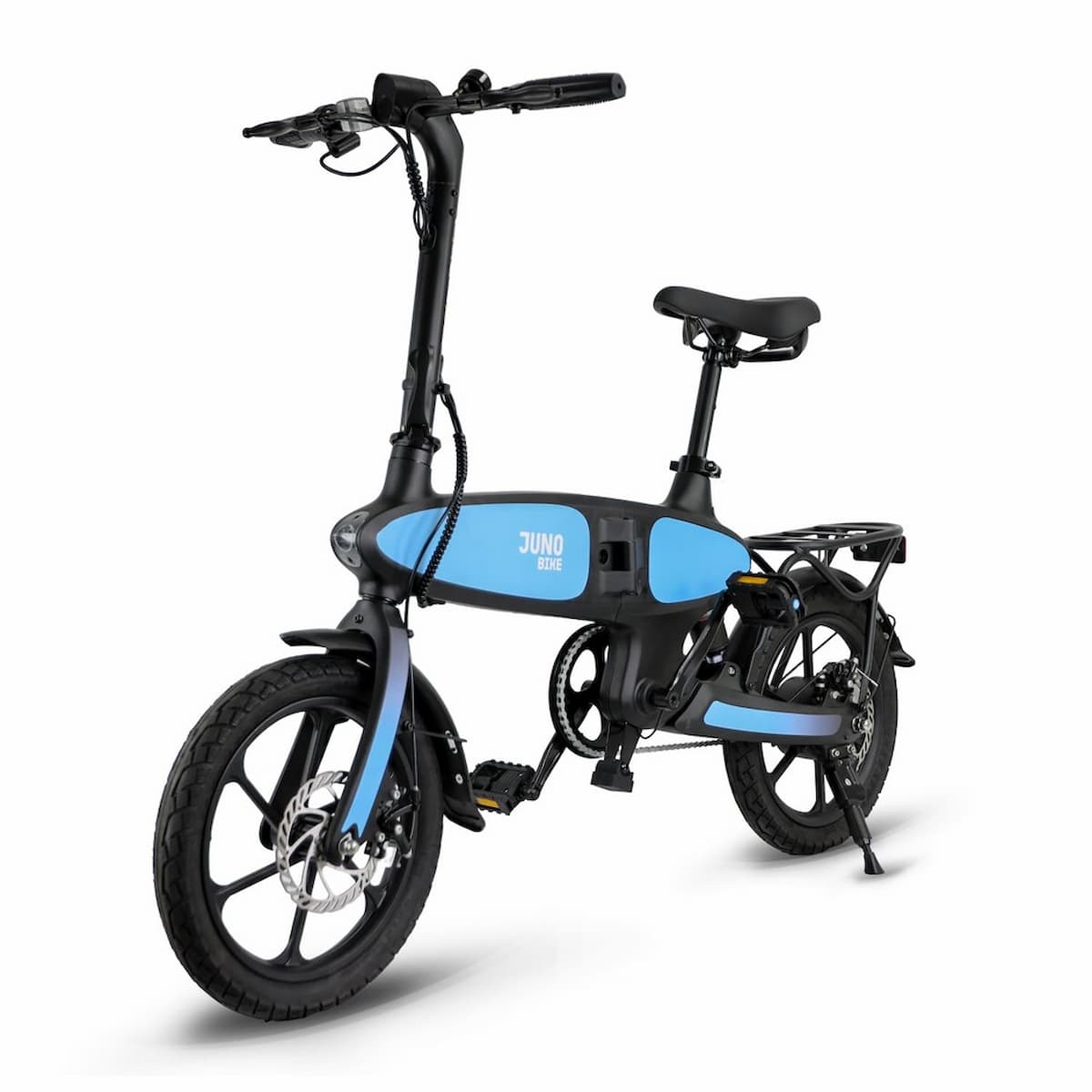 JupiterBikes_Black and blue Riptide electric bike on a white background