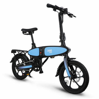 JupiterBikes_Black and blue Riptide electric bike on a white background