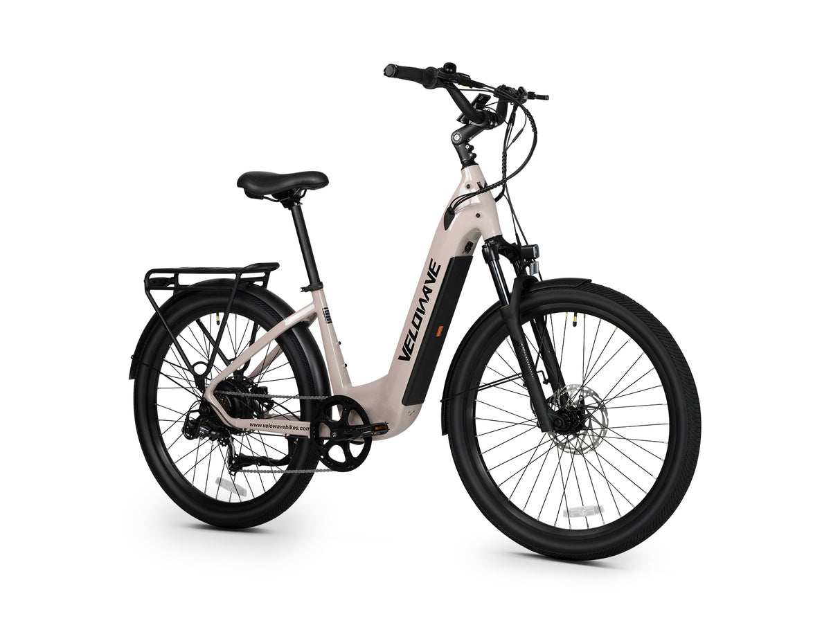 Velowave Breeze T in Beige, angled view