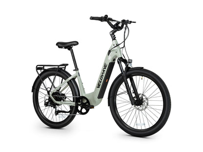 Velowave Breeze T in Light Green, angled view