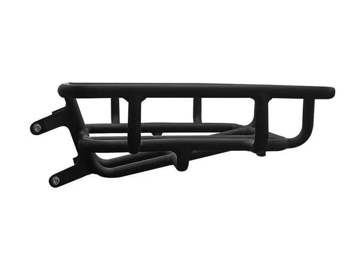 Velowave_Black metal e-bike front rack for Ranger 2.0 & 3.0 on a white background