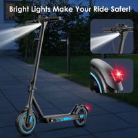 Electric Scooter for Adults - 500W Motor 10" Air Tires Portable Commuting Scooter