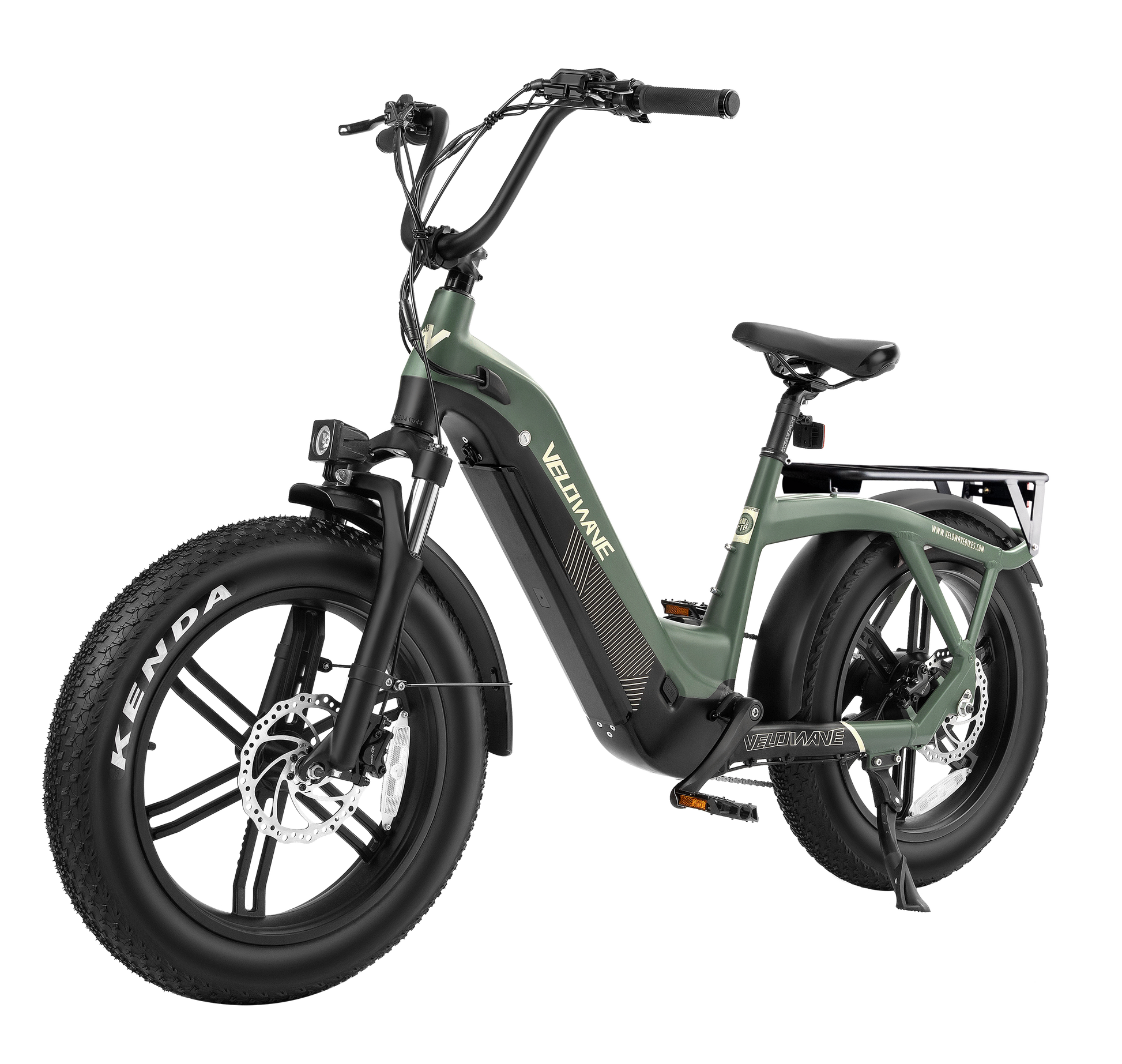velowave_Green Pony electric bike with Kenda tires 