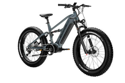 velowave_Dark Blue electric bike with thick tires – BrawnyXM