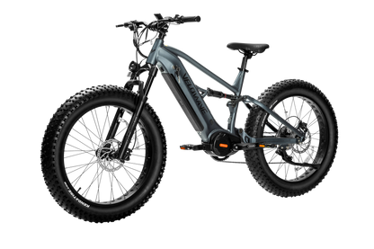 velowave_Dark Blue Electric bike with thick tires – BrawnyXM