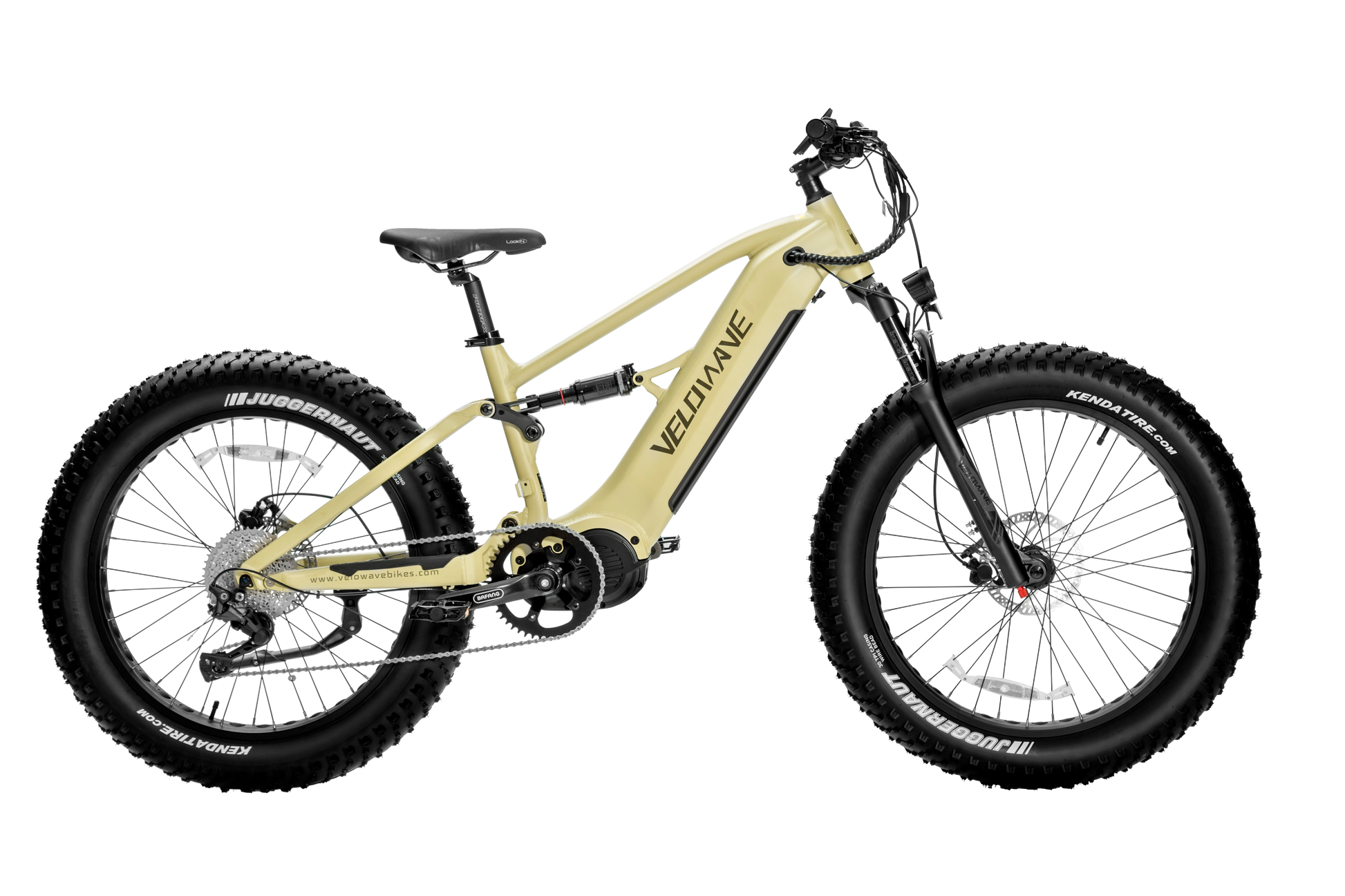 velowave_Olive Green electric bike with black tires – BrawnyXM